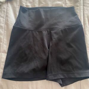 Yogalicious black yoga shorts size M